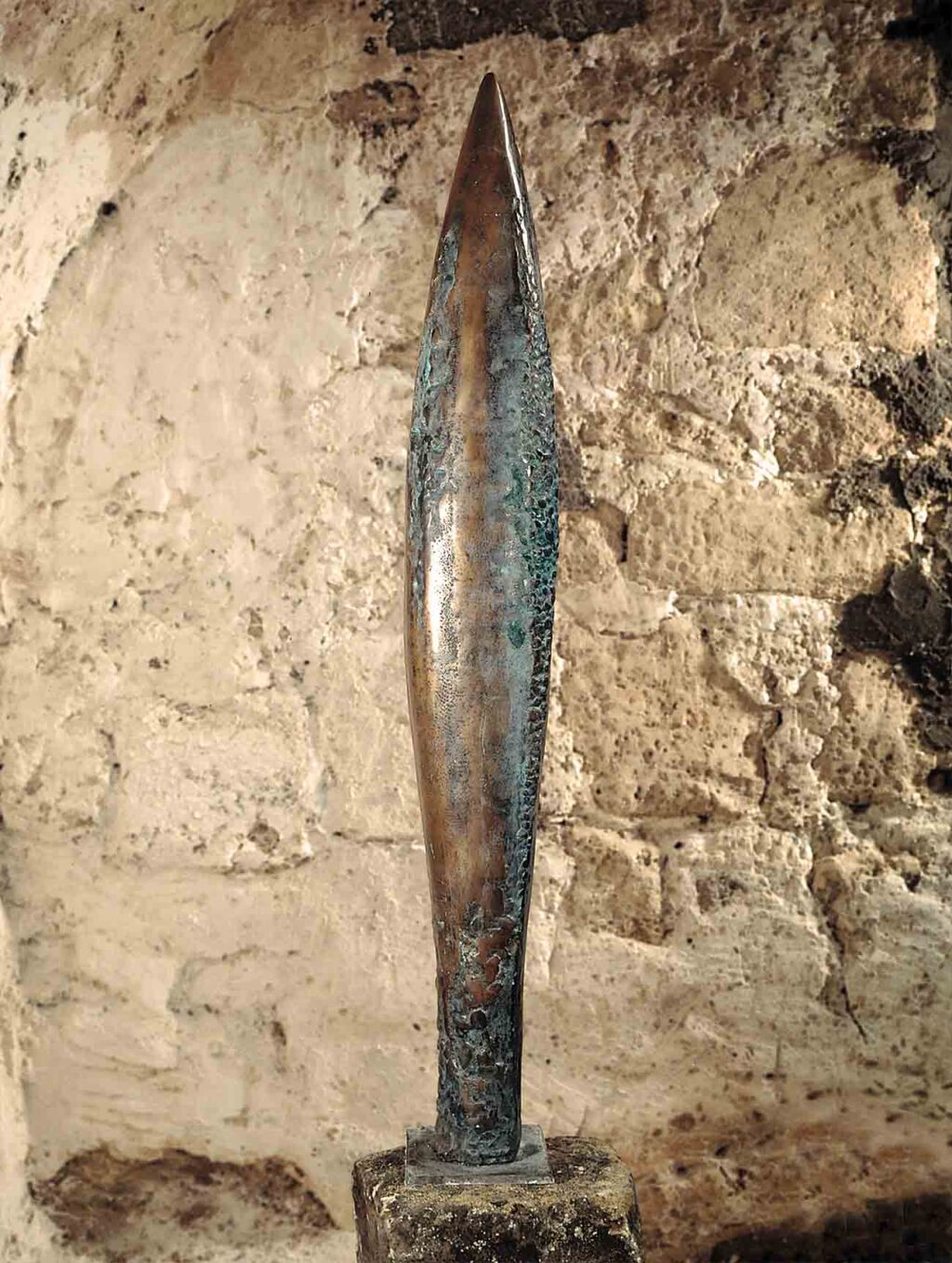 Robert Sobociński, Głowa I, 1990, brąz, wys. 90 cm