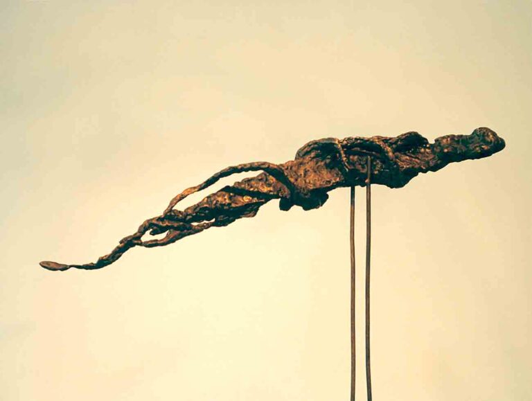 Robert Sobocinski, Theard, 2002, bronze, 53x7x10 cm