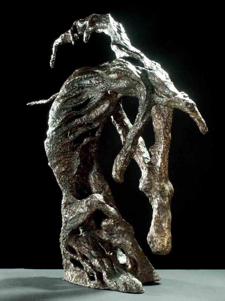 Robert Sobocinski, Moved, 2003, bronze, 70×45×45 cm
