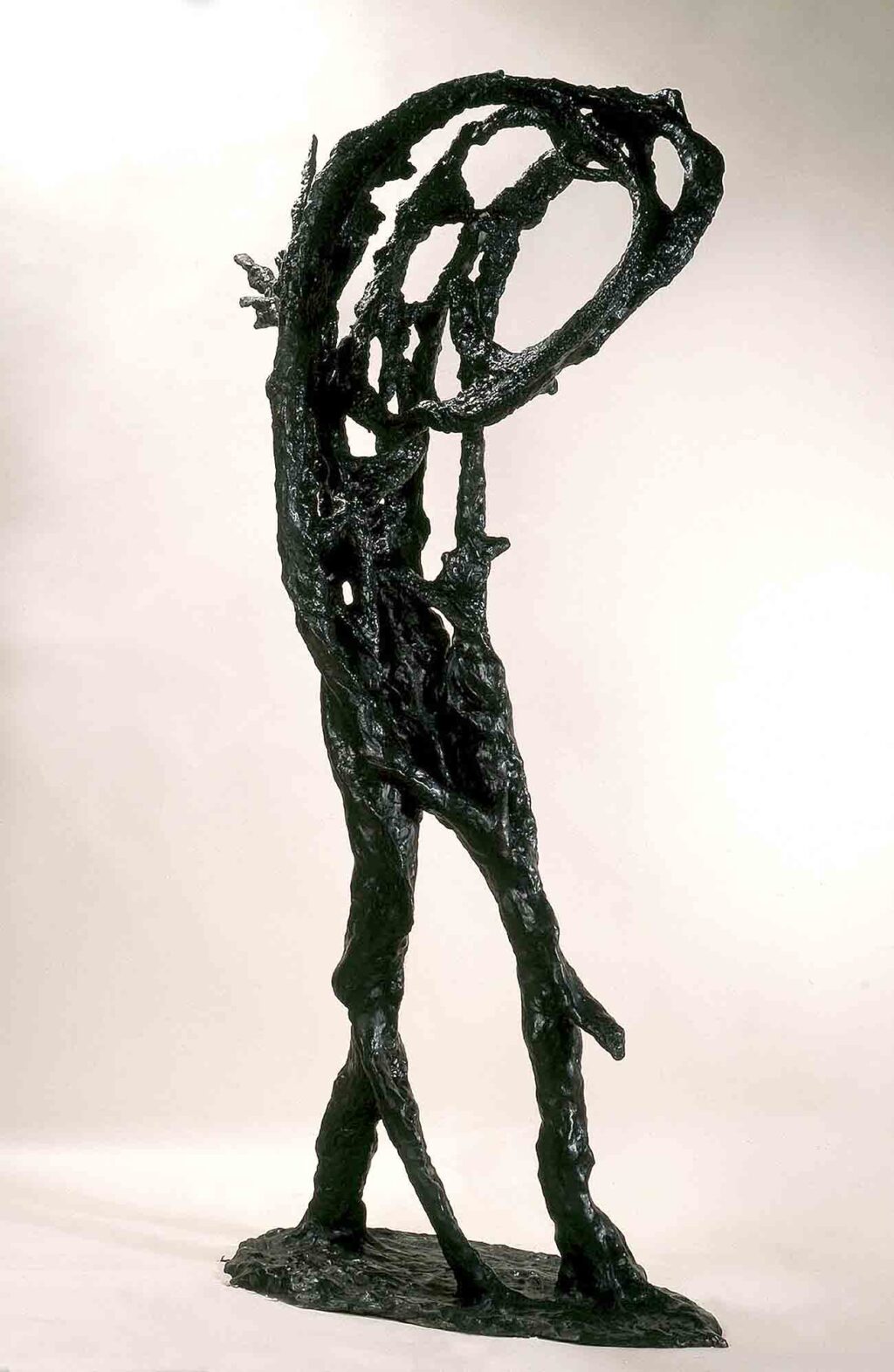 Robert Sobocinski, La tension, 2006, bronze, hauteur 186 cm