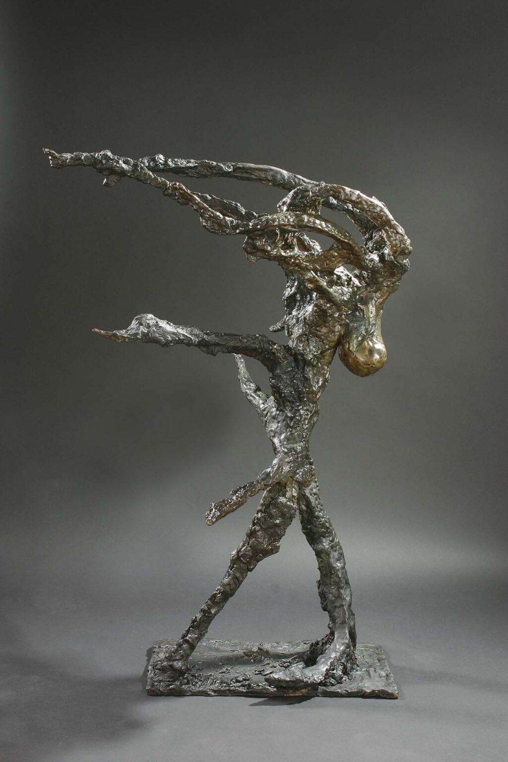 Robert Sobocinski, Le envol, 2006, bronze, hauteur 80 cm