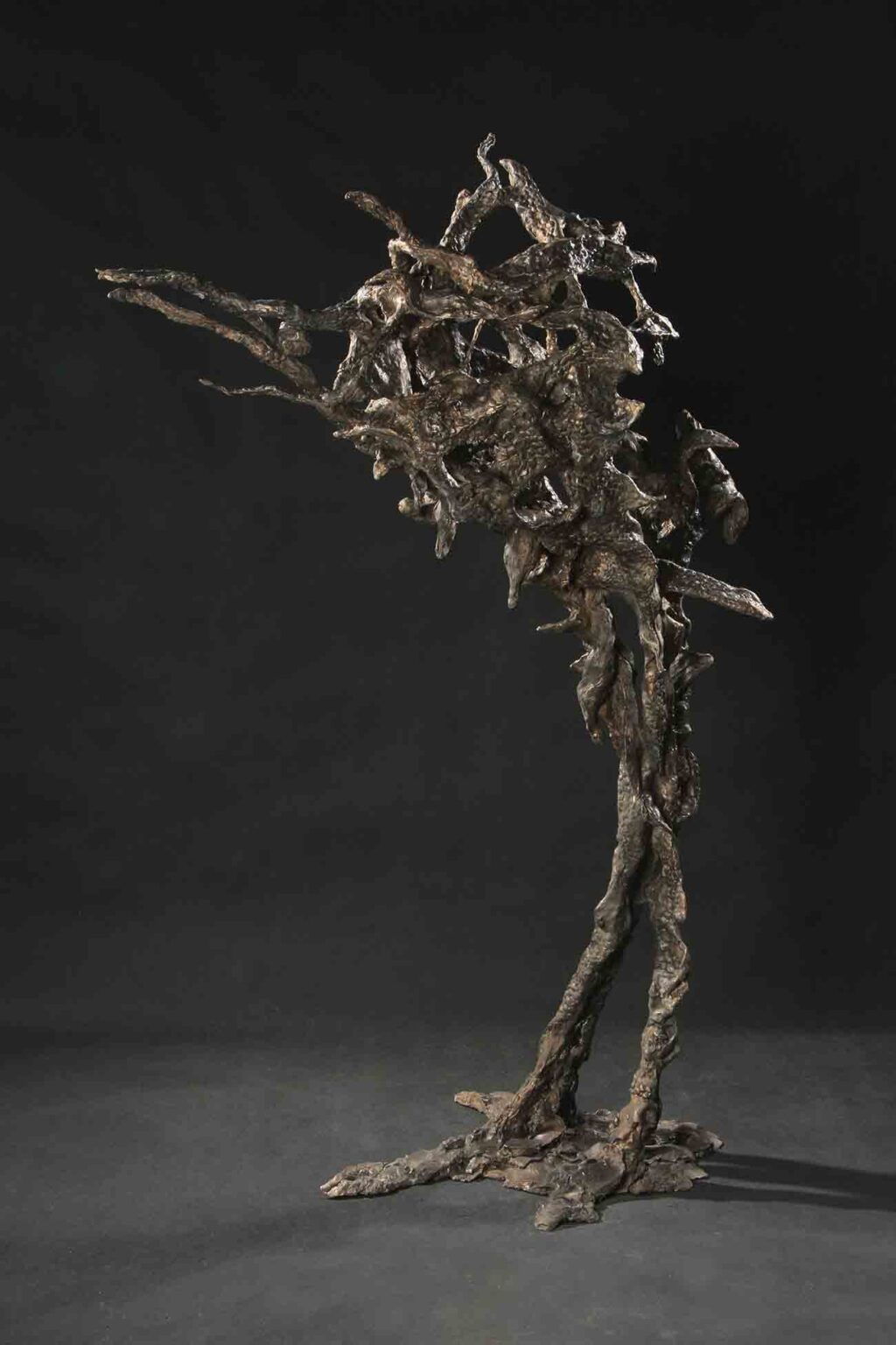 Robert Sobociński, Kołyska, 2008, brąz, 168x120x65 cm