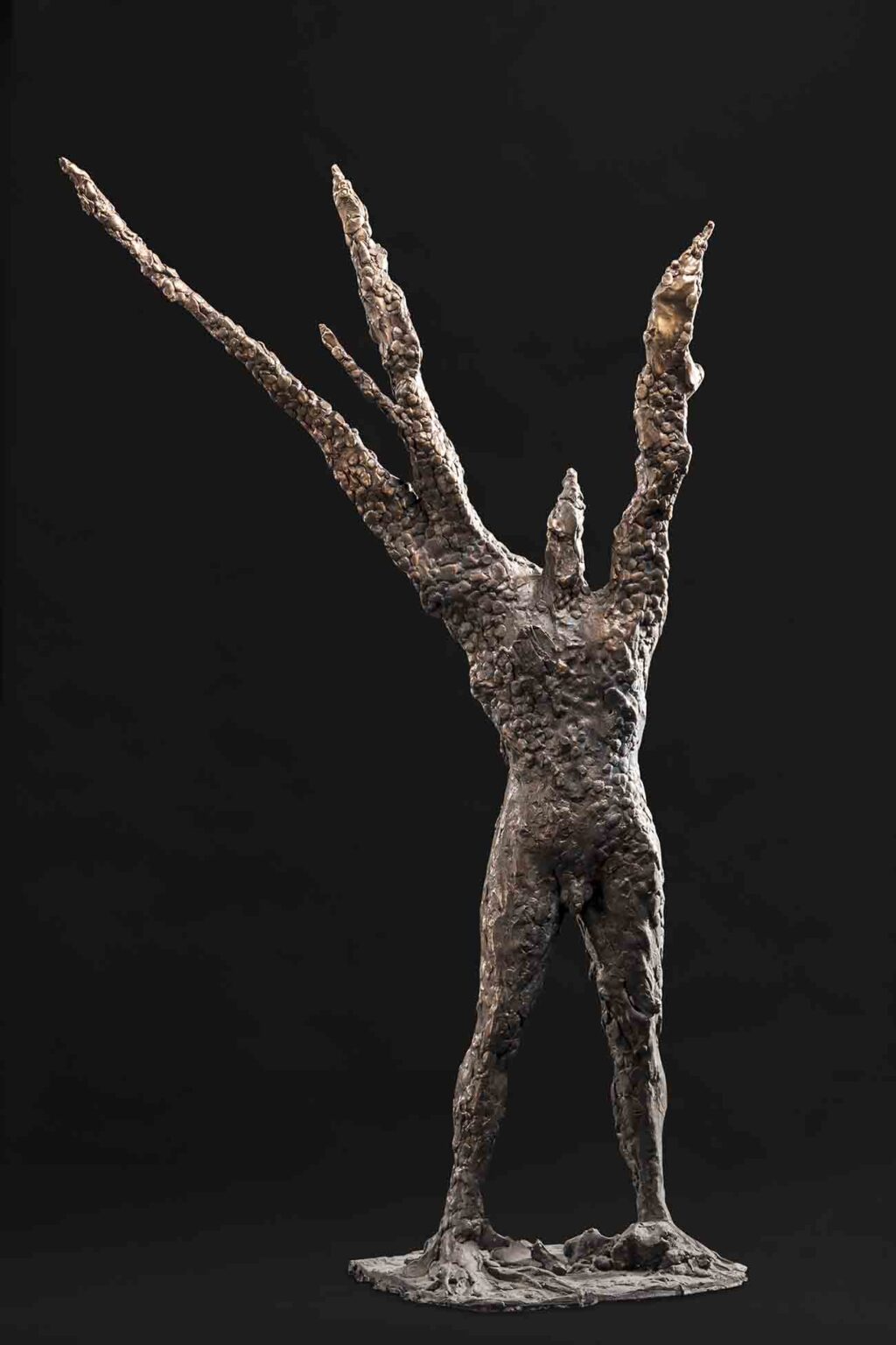 Robert Sobociński, Erectus, 2014, brąz, 88x50x25 cm