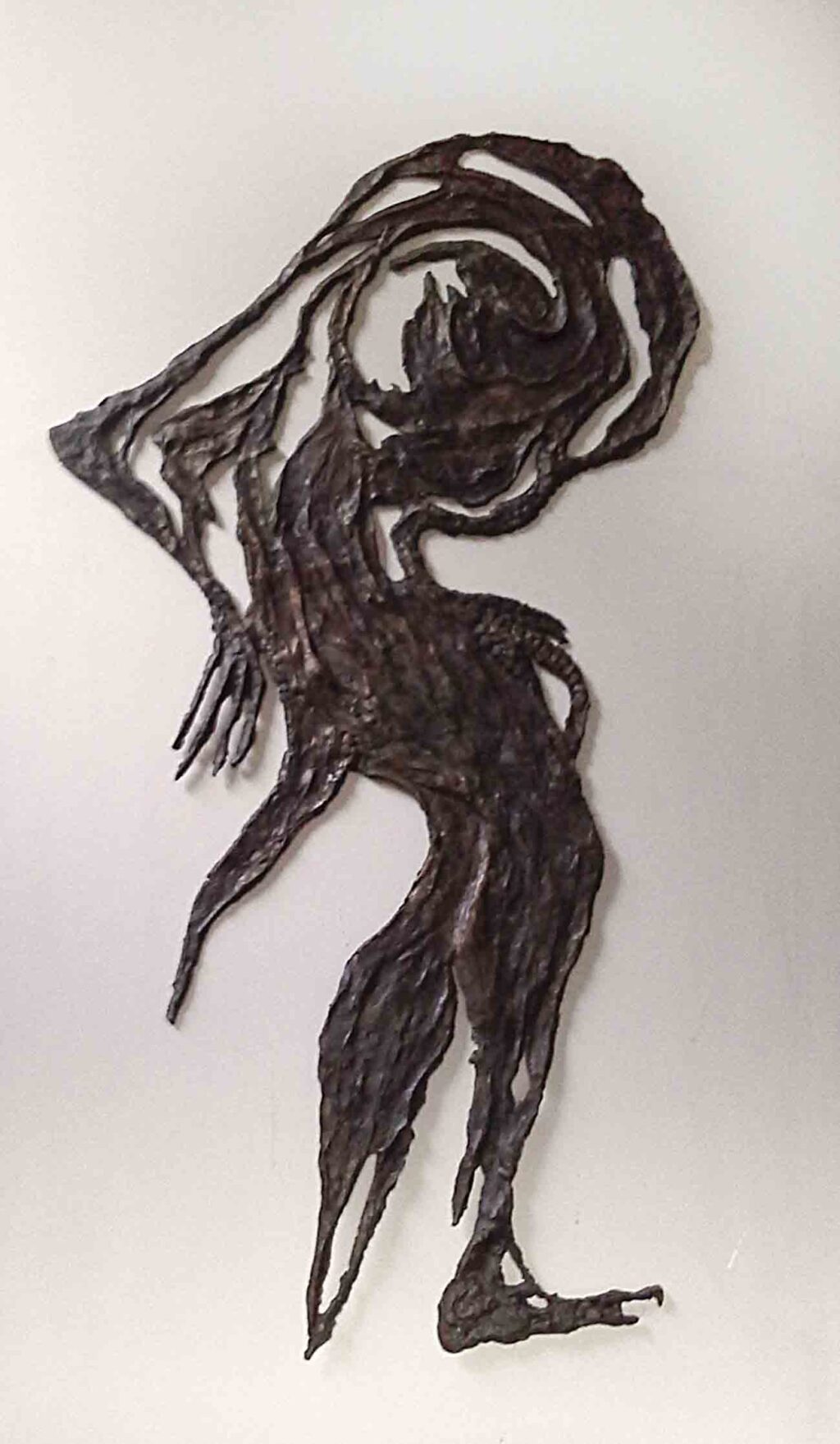 Robert Sobociński, Noc, 2014, brąz, brąz, wys.160 cm