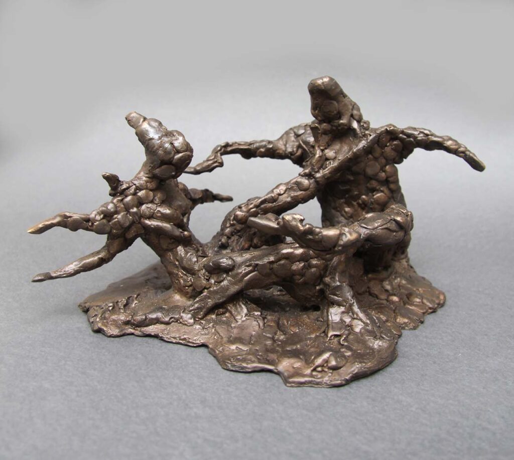 Robert Sobocinski, L’union, 2011, bronze, 13 x 17 x 20 cm