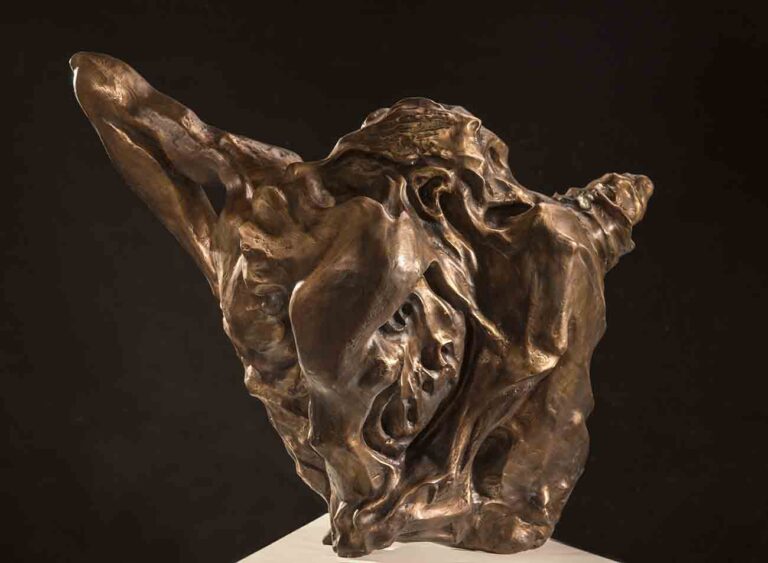 Robert Sobocinski, Madness, 2020, bronze, 70x95x70 cm