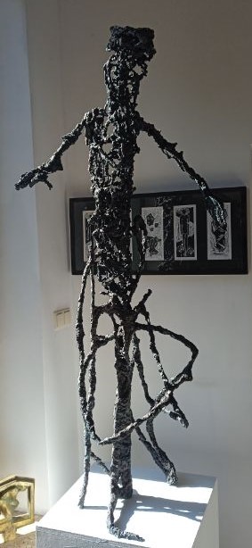 Robert Sobociński, Quantus, 2023, brąz, wys. 170 cm
